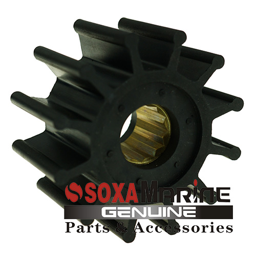 內燃機水泵柔性橡膠葉輪可替換強生 Internal Combustion Engine Water Pump Flexible Rubber Impeller Replace Johnson Impeller 09-1027B Fit for Johnson F5 Pumps