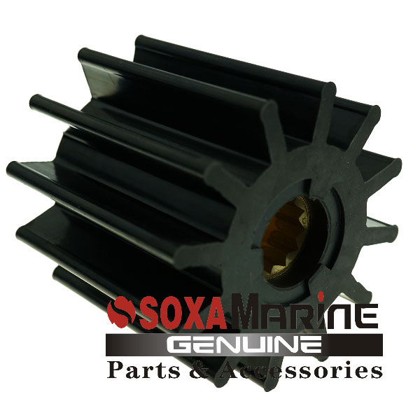 內(nèi)燃機冷卻水泵柔性橡膠葉輪適用于Johnson F9 水泵可替換Johnson Impeller 09-814B